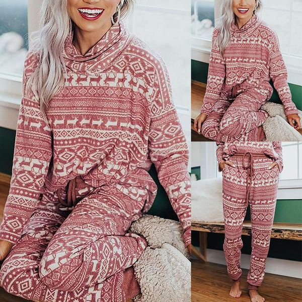 women's two piece pants 2021 winter reindeer print long sleeve loose leisure christmas home set chrismas decor, White
women's two piece pants 2021 winter reindeer print long sleeve loose leisure christmas home set chrismas decor, White