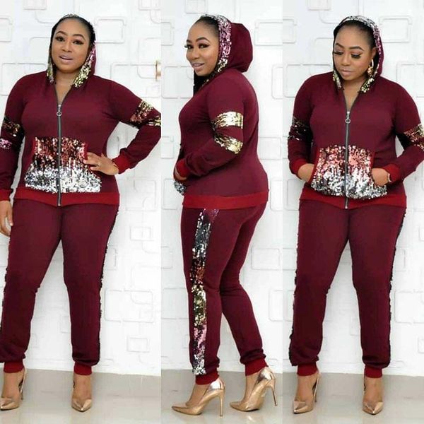 women's tracksuits women suits office sets african 2021 autumn tracksuit sportswear sequined sweatshirt pant 2pcs set outfits casual su, Gray
women's tracksuits women suits office sets african 2021 autumn tracksuit sportswear sequined sweatshirt pant 2pcs set outfits casual su, Gray