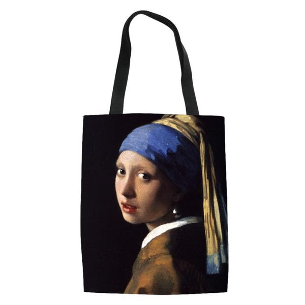 shopping bags famous painting travel custom reusable handbag women shoulder cloth pouch foldable girl olils large linen bag
shopping bags famous painting travel custom reusable handbag women shoulder cloth pouch foldable girl olils large linen bag