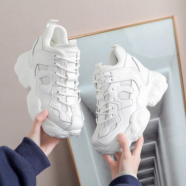 high platform women sneakers new spring thick sole casual shoes breathable mesh walking autumn chunky shoes woman zapatos mujer, Black
high platform women sneakers new spring thick sole casual shoes breathable mesh walking autumn chunky shoes woman zapatos mujer, Black