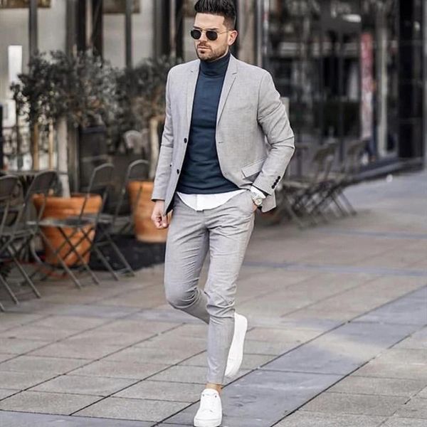 men's suits & blazers 2021 classic light gray casual men jacket for man party prom blazer custom made wedding groom tuxedos, White;black
men's suits & blazers 2021 classic light gray casual men jacket for man party prom blazer custom made wedding groom tuxedos, White;black