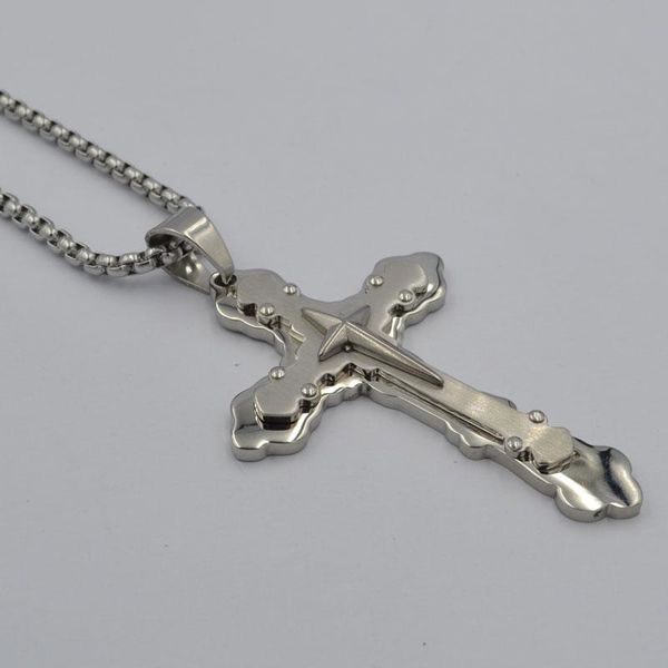 pendant necklaces sunnerlees stainless steel jesus christ cross necklace beads link chain silver color for men sp119
pendant necklaces sunnerlees stainless steel jesus christ cross necklace beads link chain silver color for men sp119