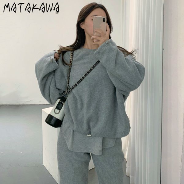 matakawa round neck loose drawstring sweatshirt winter clothes women korean chic basic solid hoodies woman long sleeve hoodie 210513, Black
matakawa round neck loose drawstring sweatshirt winter clothes women korean chic basic solid hoodies woman long sleeve hoodie 210513, Black