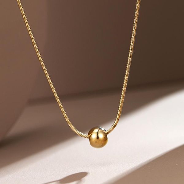 pendant necklaces trendy classic round spherical necklace for women girl jewelry chain wedding party anniversary ins gift, Silver
pendant necklaces trendy classic round spherical necklace for women girl jewelry chain wedding party anniversary ins gift, Silver