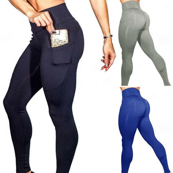 women's leggings women high waist jogger fitness outdoor trackpants stretch slim solid color, Black
women's leggings women high waist jogger fitness outdoor trackpants stretch slim solid color, Black