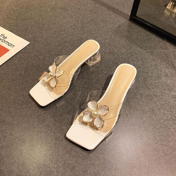slippers thick heel pumps women shoes summer woman ladies square toe heels high talon transparents, Black
slippers thick heel pumps women shoes summer woman ladies square toe heels high talon transparents, Black