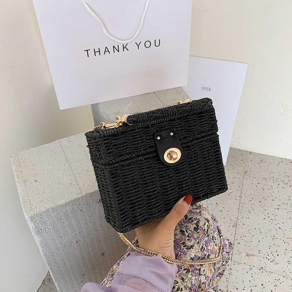 evening bags elegant female box tote bag 2021 high-quality straw women's designer handbag weave chain shoulder messenger beach
evening bags elegant female box tote bag 2021 high-quality straw women's designer handbag weave chain shoulder messenger beach