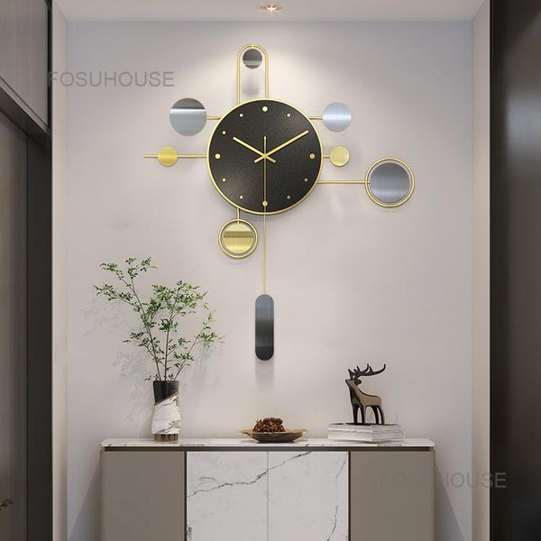 wall clocks modern simple clock and watch living room household fashion nordic luxury decoration personalized restaurant art
wall clocks modern simple clock and watch living room household fashion nordic luxury decoration personalized restaurant art