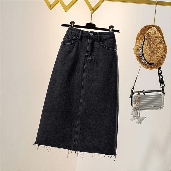 skirt for women high waist a-line pockets elegant vintage midi denim summer 2021 black office lady bottoms skirts
skirt for women high waist a-line pockets elegant vintage midi denim summer 2021 black office lady bottoms skirts