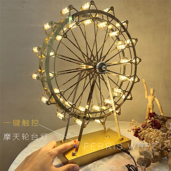 table lamps modern romantic ferris wheel lamp living room rotating decoration led bedroom dining children's gift light
table lamps modern romantic ferris wheel lamp living room rotating decoration led bedroom dining children's gift light