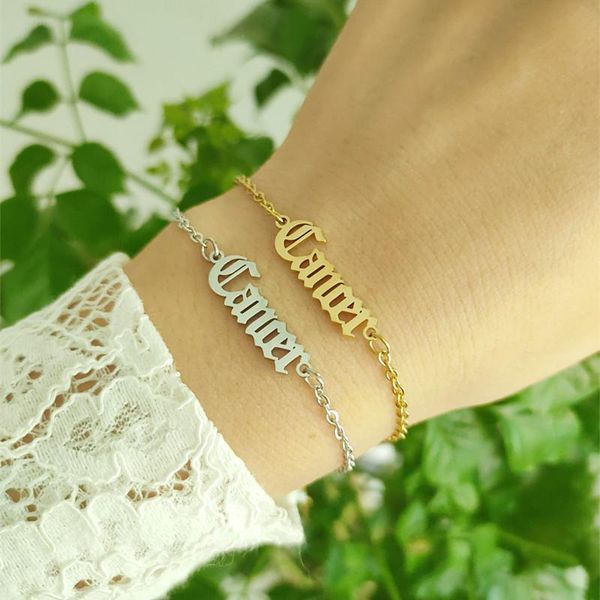 link, chain old english letter cancer btacelet constellation zodiac bracelet boho jewelry women armband stainless steel hand link birthday, Black
link, chain old english letter cancer btacelet constellation zodiac bracelet boho jewelry women armband stainless steel hand link birthday, Black