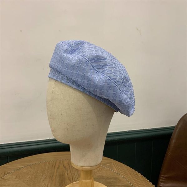 berets 202107-xiaoyang summer plaid japan style cute lady beret hat women leisure painter, Blue;gray
berets 202107-xiaoyang summer plaid japan style cute lady beret hat women leisure painter, Blue;gray