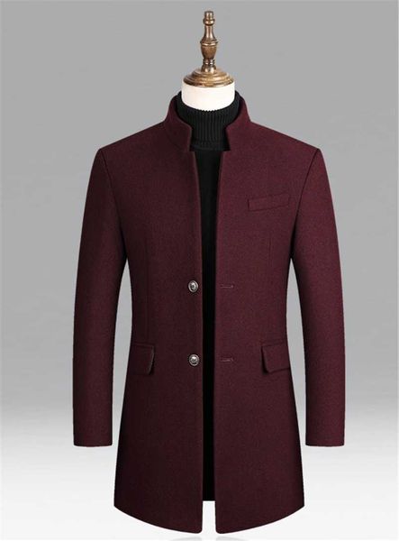 men's trench coats autumn and winter man woolen jacket coat mid-long classic solid color plus cotton thickening fashion jack, Tan;black
men's trench coats autumn and winter man woolen jacket coat mid-long classic solid color plus cotton thickening fashion jack, Tan;black