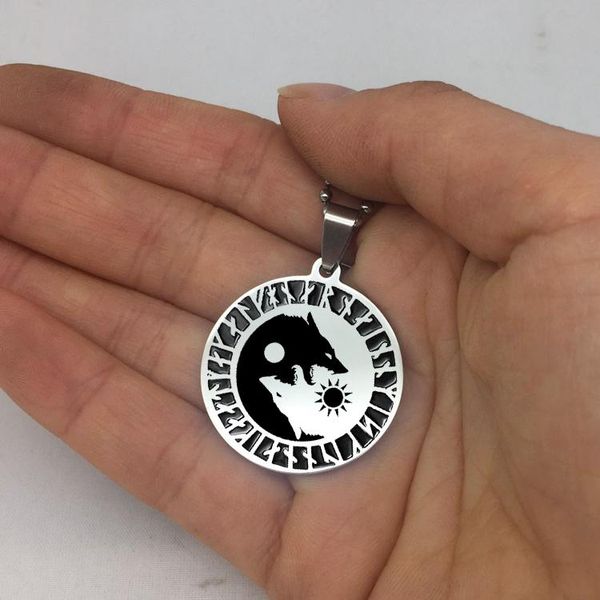 pendant necklaces unique disc necklace yin yang wolf moon sun charm jewelry gift for friend yp6698, Silver
pendant necklaces unique disc necklace yin yang wolf moon sun charm jewelry gift for friend yp6698, Silver