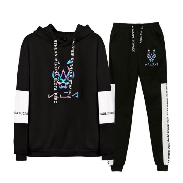 men's hoodies & sweatshirts game kda the baddest song harajuku two-piece sweatshirt set long sleeve winter hoodie sweatshirt+lo, Black
men's hoodies & sweatshirts game kda the baddest song harajuku two-piece sweatshirt set long sleeve winter hoodie sweatshirt+lo, Black