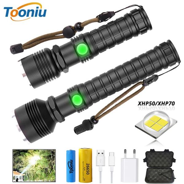 powerful xhp70 led waterproof torch support zoom 5 lighting modes powered by 18650 or 26650 battery for outdoor flashlights torches
powerful xhp70 led waterproof torch support zoom 5 lighting modes powered by 18650 or 26650 battery for outdoor flashlights torches