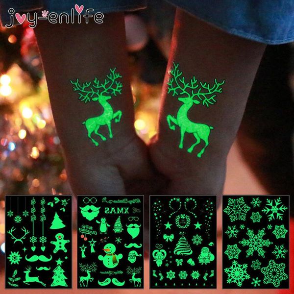 party decoration 1pcs christmas cartoon temporary luminous tattoo sticker waterproof fake body art tattoos year
party decoration 1pcs christmas cartoon temporary luminous tattoo sticker waterproof fake body art tattoos year