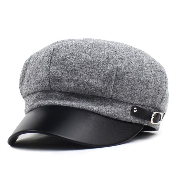 berets 2021 cotton solid color military hat autumn sailor for women flat female travel cadet captain cap 08, Blue;gray
berets 2021 cotton solid color military hat autumn sailor for women flat female travel cadet captain cap 08, Blue;gray