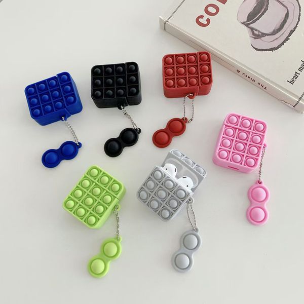 fashion airpods case for airpods pro air pod 1 2 gen push pop it fidget regular airpod silicone case airpod 2 3 pro wireless headphone prote
fashion airpods case for airpods pro air pod 1 2 gen push pop it fidget regular airpod silicone case airpod 2 3 pro wireless headphone prote