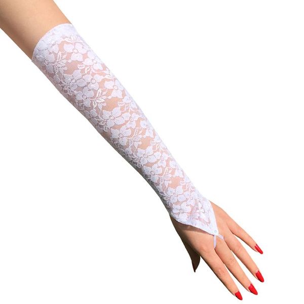 five fingers gloves 1pair lace long women fingerless mittens women' fashion beautiful dress accessories, Blue;gray
five fingers gloves 1pair lace long women fingerless mittens women' fashion beautiful dress accessories, Blue;gray