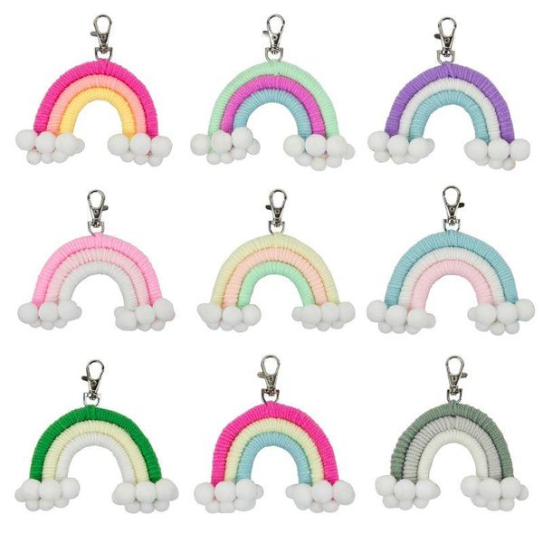 keychains weaving rainbow ornament keychain hair ball wall hanging pendant for kids room decoration kits pography props, Silver
keychains weaving rainbow ornament keychain hair ball wall hanging pendant for kids room decoration kits pography props, Silver