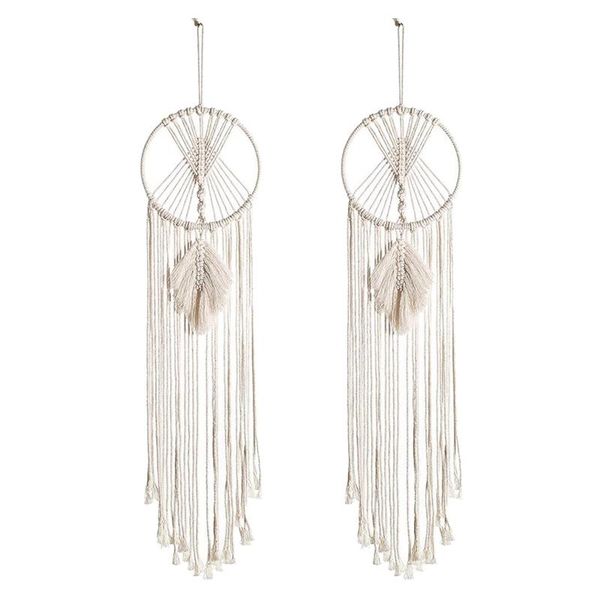 pcs woven cotton rope macrame wall hanging tapestry bohemian style long tassels pendant romantic home decoration tapestries
pcs woven cotton rope macrame wall hanging tapestry bohemian style long tassels pendant romantic home decoration tapestries