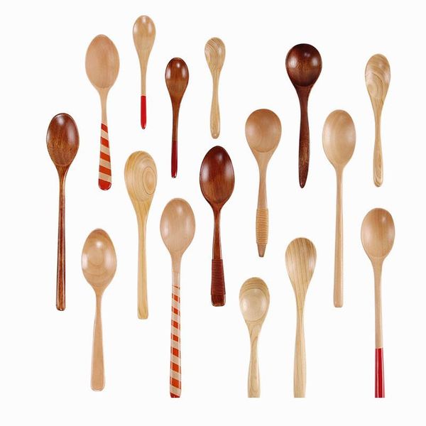 5pcs/lot wooden spoons japanese style honey ice cream spoon spatula for dessert tea coffee salt wood kitchen gadgets pastry chef
5pcs/lot wooden spoons japanese style honey ice cream spoon spatula for dessert tea coffee salt wood kitchen gadgets pastry chef