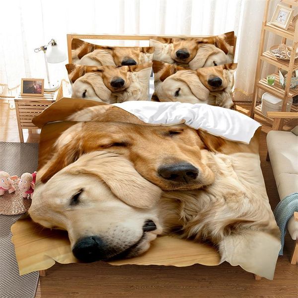 bedding sets golden dog duvet cover set 3d digital printing bed linen fashion design comforter
bedding sets golden dog duvet cover set 3d digital printing bed linen fashion design comforter