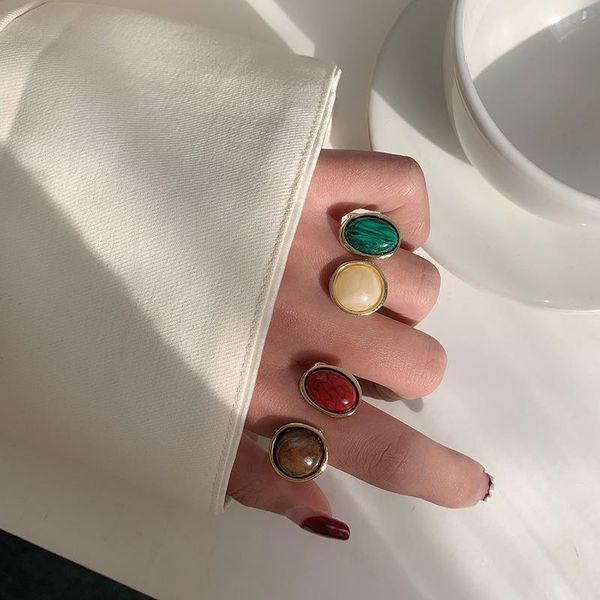 cluster rings vintage double stones open for women 2021 jewelry personality color-jointed ring adjustable, Golden;silver
cluster rings vintage double stones open for women 2021 jewelry personality color-jointed ring adjustable, Golden;silver