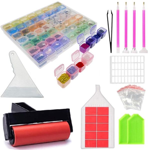 diamond painting 5d accessories set with mosaic storage box container 28/50/60/64 grids for embroidery
diamond painting 5d accessories set with mosaic storage box container 28/50/60/64 grids for embroidery