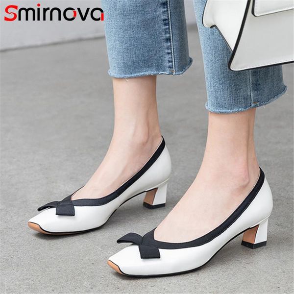 dress shoes smirnova 2021 patent leather single women pumps bowknot slip on square heel elegant party ladies, Black
dress shoes smirnova 2021 patent leather single women pumps bowknot slip on square heel elegant party ladies, Black