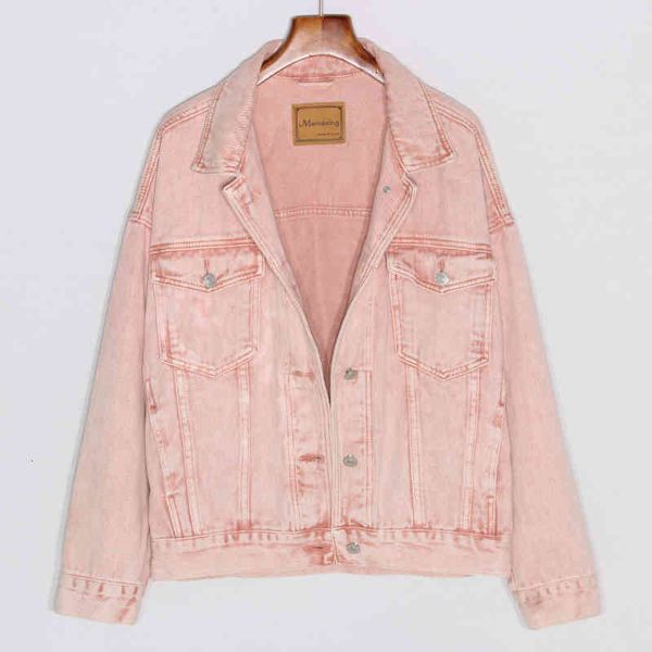 jacket 2021 spring autumn vintage pink denim women casual outerwear korean loose short jeans jacket coat female chaqueta mujer, Black;brown
jacket 2021 spring autumn vintage pink denim women casual outerwear korean loose short jeans jacket coat female chaqueta mujer, Black;brown