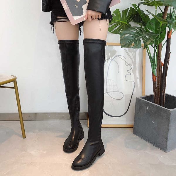 dress shoes women's boots at knee height leather fashion winter long more size women's shoes plutonium flat platform zapatos of mu, Black
dress shoes women's boots at knee height leather fashion winter long more size women's shoes plutonium flat platform zapatos of mu, Black
