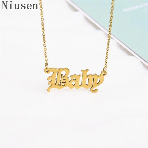 pendant necklaces 10pcs old english baby letter choker necklace european american jewelry gifts pendants wholesales, Silver
pendant necklaces 10pcs old english baby letter choker necklace european american jewelry gifts pendants wholesales, Silver