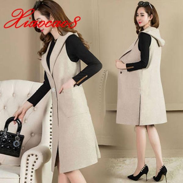 women's vests women elegant long v-neck vest single breasted korean style slim thin sleeveless jacket spring autumn woman coat plus siz, Black;white
women's vests women elegant long v-neck vest single breasted korean style slim thin sleeveless jacket spring autumn woman coat plus siz, Black;white