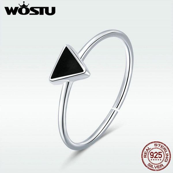 cluster rings wostu real 925 sterling silver black triangle open finger for women man cool geometric fine jewelry adjustable ring dzr158, Golden;silver
cluster rings wostu real 925 sterling silver black triangle open finger for women man cool geometric fine jewelry adjustable ring dzr158, Golden;silver