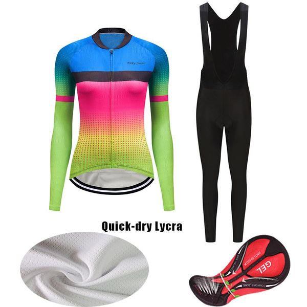 racing sets sun-proof cycling jersey women set 2021 autumn bike clothes long sleeve mtb bicycle clothing sport suit female dress shirt kit, Black;blue
racing sets sun-proof cycling jersey women set 2021 autumn bike clothes long sleeve mtb bicycle clothing sport suit female dress shirt kit, Black;blue