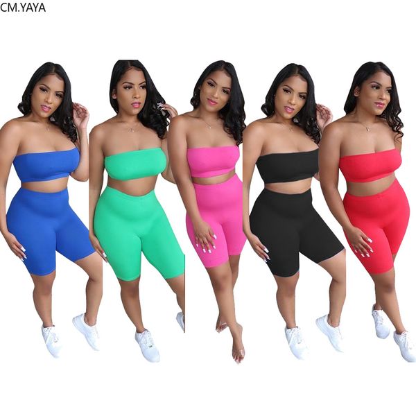 2021 solid sporty women two pieces sets summer trasuits strapless tee +jogger shorts leggings suit fitness outfit gl1028b, White
2021 solid sporty women two pieces sets summer trasuits strapless tee +jogger shorts leggings suit fitness outfit gl1028b, White