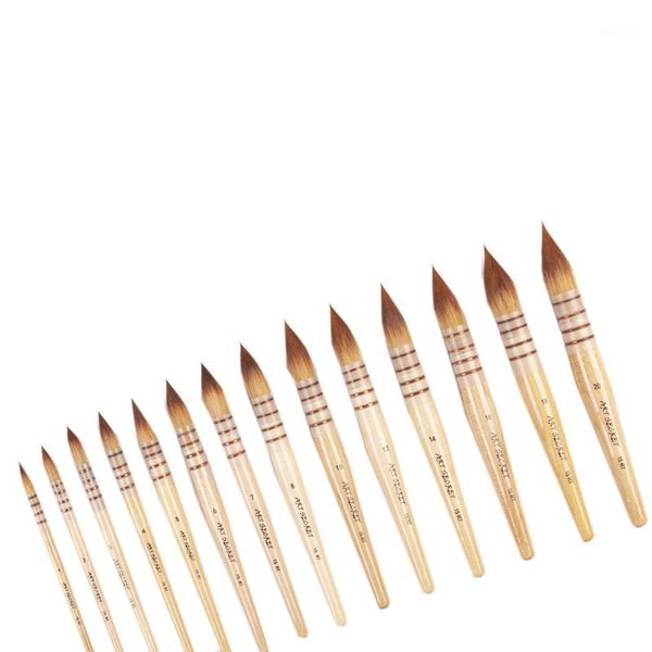 artsecret 15rt korea taklon hair wooden handle art paint painting brushes artistic watercolor brush pen for painter nail1, Yellow
artsecret 15rt korea taklon hair wooden handle art paint painting brushes artistic watercolor brush pen for painter nail1, Yellow