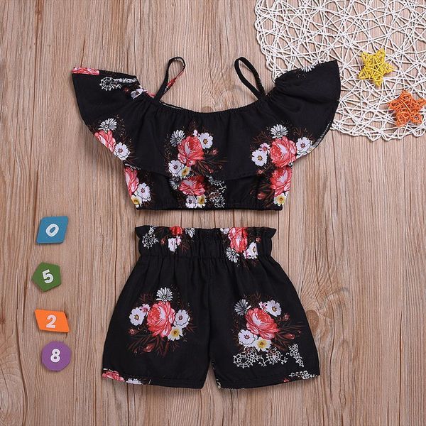 telotuny childrens clothing toddler kids baby girls sleeveless floral print ruffles suspenders shorts outfit set clothes, White
telotuny childrens clothing toddler kids baby girls sleeveless floral print ruffles suspenders shorts outfit set clothes, White