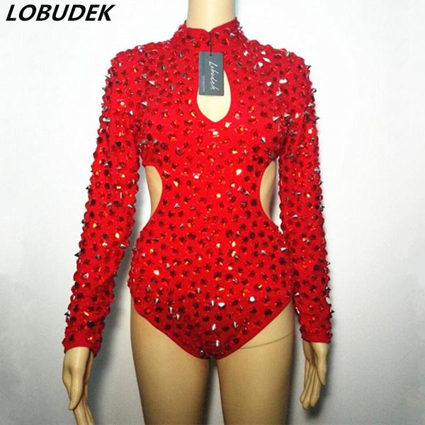 red rhinestones rivet bodysuit hollow out crystals catsuit nightclub dj female singer performance stage costume hand sewing women's jum, Black;white
red rhinestones rivet bodysuit hollow out crystals catsuit nightclub dj female singer performance stage costume hand sewing women's jum, Black;white