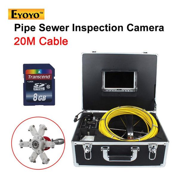cameras 20m sewer waterproof video camera 7" lcd screen drain pipeline plumbing inspection dvr sewage 12 led
cameras 20m sewer waterproof video camera 7" lcd screen drain pipeline plumbing inspection dvr sewage 12 led
