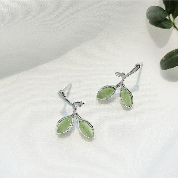 kik sweet jewelry leaf stud earrings opal simple sprouting young leaves refreshing metal for girl celebration gifts, Golden;silver
kik sweet jewelry leaf stud earrings opal simple sprouting young leaves refreshing metal for girl celebration gifts, Golden;silver