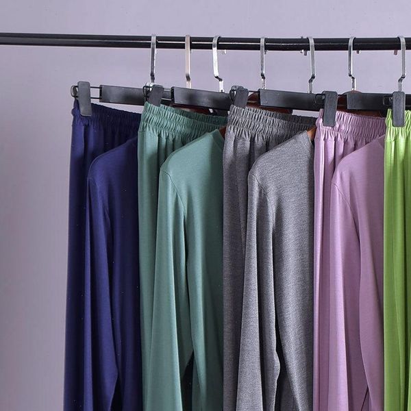 suits modal round neck long womens tracksuits sleeved two piece set wide leg pants casual suit yogaclothing 2 pieces, Gray
suits modal round neck long womens tracksuits sleeved two piece set wide leg pants casual suit yogaclothing 2 pieces, Gray