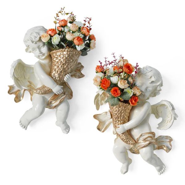 wall stickers european creative resin angel hanging vase flower pot plant three-dimensional mural background decoration crafts art
wall stickers european creative resin angel hanging vase flower pot plant three-dimensional mural background decoration crafts art