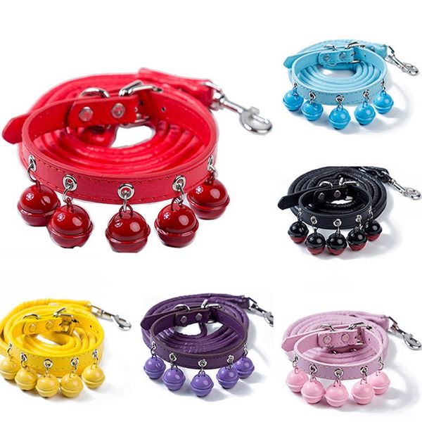 dog collars & leashes 5 colors small bell pu leather collar for pet accessories and leash large dogs
dog collars & leashes 5 colors small bell pu leather collar for pet accessories and leash large dogs
