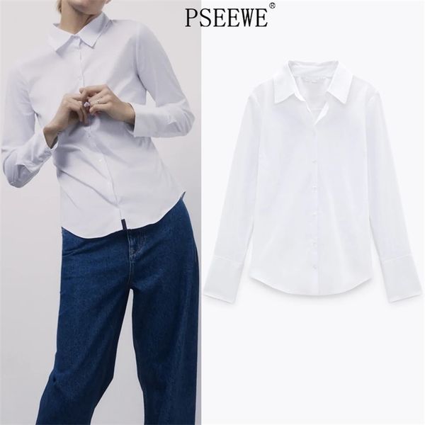 blouse women white shirt female collared button up long sleeve woman autumn fashion basic office 210519
blouse women white shirt female collared button up long sleeve woman autumn fashion basic office 210519