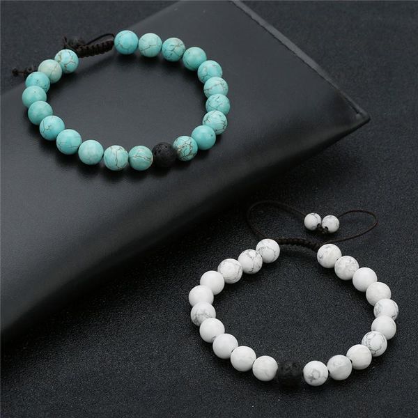 charm bracelets sauvoo 2021 natural turquoises howlite tiger eye lava stone beaded women men adjustable rope string bracelet, Golden;silver
charm bracelets sauvoo 2021 natural turquoises howlite tiger eye lava stone beaded women men adjustable rope string bracelet, Golden;silver
