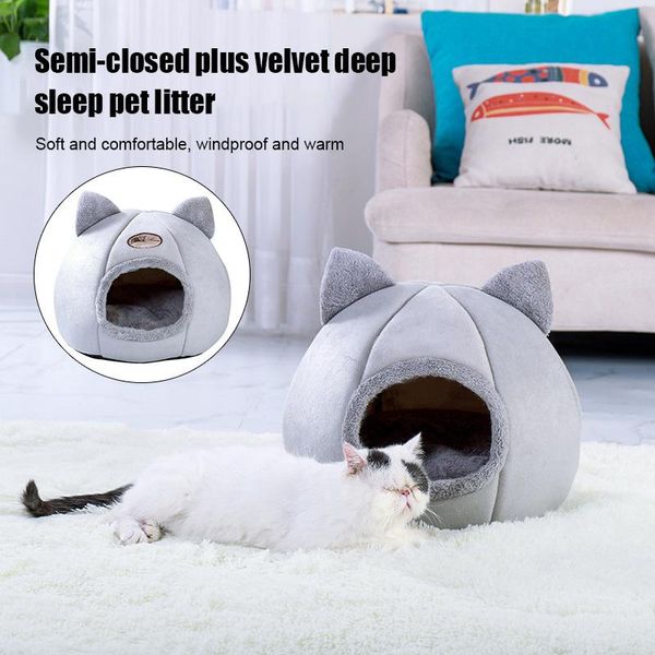 kennels & pens pet dog cat tent house kennel winter warm soft foldable sleeping bed nest est beds/mats
kennels & pens pet dog cat tent house kennel winter warm soft foldable sleeping bed nest est beds/mats