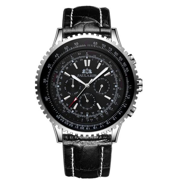 wristwatches men's mechanical watch fashion automatic multi-function luminous calendar week display relojes para hombre, Slivery;brown
wristwatches men's mechanical watch fashion automatic multi-function luminous calendar week display relojes para hombre, Slivery;brown